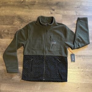Roark Landfall Fleece Jacket – Military Sashiko – Men’s Small – NWT
